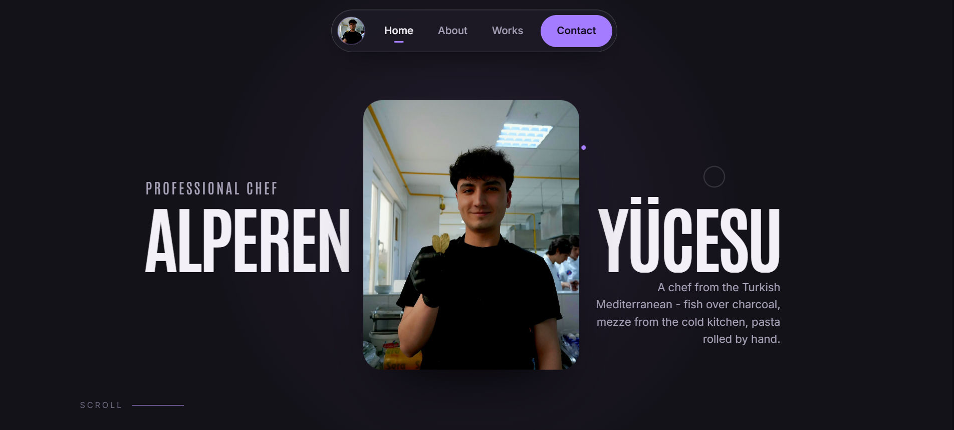 Alperen Yücesu web sitesi ekran görüntüsü